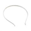 100Pcs Hard Skinny Iron Headbands Platinum Blank Metal Thin Hairbands Hoop Non-slip for DIY Craft Jewelry Making view 1