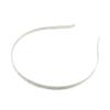 100Pcs Hard Skinny Iron Headbands Platinum Blank Metal Thin Hairbands Hoop Non-slip for DIY Craft Jewelry Making view 2