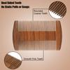 3 Pieces Beard Comb for Men Natural Sandalwood Wooden Mustaches Combs view 3