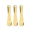 3pcs Makeup Spatula Small Alloy Face Cream Spoon Reusable Mask Scoop Beauty Tools for Facial Cosmetic, Face Mask (Golden) view 1