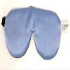 Silk Sleep Mask, 100% Real Mulberry Silk Satin Eye Mask, Soft Eye Cover, Silk Blindfold, Organic Eyeshade with Natural Hand Dyed Silk (Light Blue, 8.3 x 3.5 (21 x 9 cm)) view 1