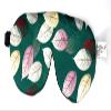 Silk Sleep Mask, 100% Real Mulberry Silk Satin Eye Mask, Soft Eye Cover, Silk Blindfold, Organic Eyeshade with Natural Hand Dyed Silk (Pattern, Large 8.3 x 3.5 (21 x 9 cm)) view 1