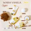 Bath and Body Warm Vanilla Sugar Spa Gifts for Women, with Shower Gel, Bubble Bath, Body Lotion, Bath Bomb, Bath Salt, Spa Basket Gift Set for Women, 7pcs Set Gifts view 3