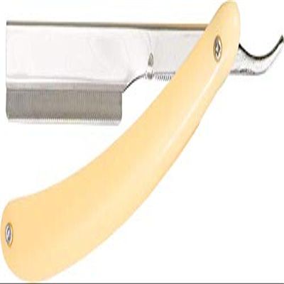 58mm Single Edge Straight Razor, Plastic Handle