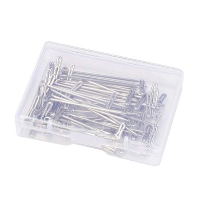 50pcs Set T-pins Wig Metal T-pins Wig Model T-pin Simple Wig T-pins
