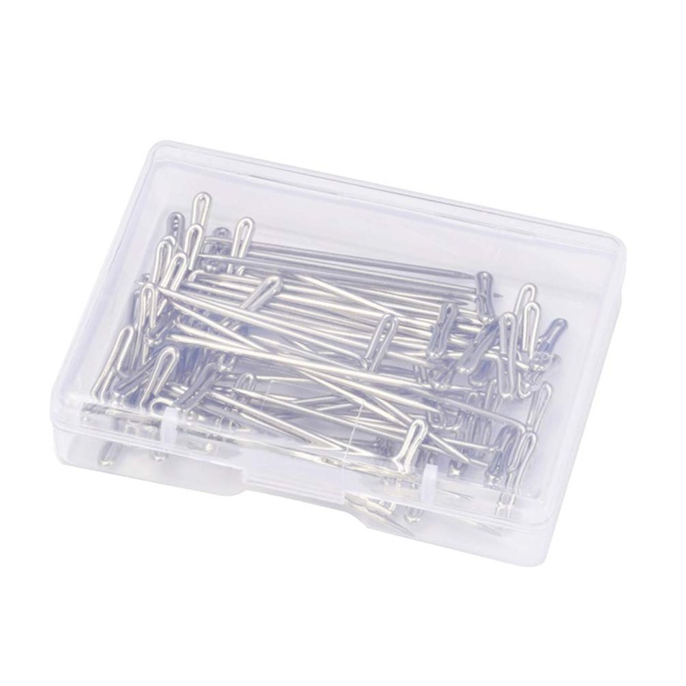 50pcs Set T-pins Wig Metal T-pins Wig Model T-pin Simple Wig T-pins