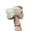 1920s Headpiece Great Gatsby Accessories Flapper Headband Wedding Headpieces for Bride Roaring 20's Art Deco Hair Clip 01 01White01 view 2