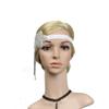 1920s Headpiece Great Gatsby Accessories Flapper Headband Wedding Headpieces for Bride Roaring 20's Art Deco Hair Clip 01 01White01 view 3