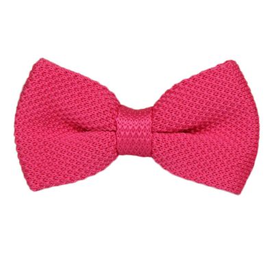 Andongnywell Classic Bow Ties For Men Adjustable Banded Pre-Tied Wedding Tuxedo Solid Color Formal Bowties (Pink,One Size)