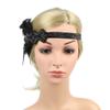 1920s Accessories Flapper Headband Art Deco Roaring 20's Headpieces for Women Gatsby Costume Hair Clip 01Black view 2