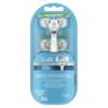 Gillette Gillette Venus Platinum Extra Smooth Metal Handle Women's Razor - 1 Handle + 2 Refills, 2 Count view 2