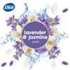 Dial Antibacterial Deodorant Bar Soap, Calm & Soothe Lavender & Twilight Jasmine Scent, 4 Oz, 32 Bars, Dermatologist Tested, With Clean Rinse Technology view 4