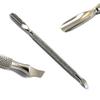 6Pcs Professional Manicure Pedicure Set Cuticle Pusher Nail Art Cleaner Curette Spoon Gouge Grooming Kit view 3