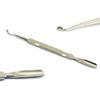 6Pcs Professional Manicure Pedicure Set Cuticle Pusher Nail Art Cleaner Curette Spoon Gouge Grooming Kit view 4
