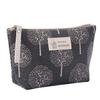 6 Pieces Canvas Cosmetic Bags Canvas Makeup Bags Printed Makeup Bag spacific Multi-Function Travel Cosmetic Bag Accessories with Zipper for Women Girls,6 Styles view 4