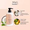Arata Hydrating & Non-Drying Body Wash With Ayurvedic Coconut & Citrus | All Natural, Vegan & Cruelty-Free | Gentle Cleansing For Women & Men | No SLS, No Parabens - 10 Fl Oz view 4