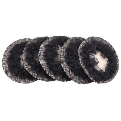 Beaupretty 5pcs Invisible Hair Nets Set Breathable Bun Covers for Ballet Dance Everyday Use Lightweight Hair Accessories for Women and Girls Black