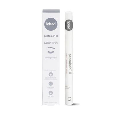 Indeed Laboratories Peptalash II | Prostaglandin-Free Lash Serum for Longer & Thicker Lashes | with Nourishing Peptides & Apple Stem Cells for Brow & Eyelash Growth | Eye Care, (0.6 mL)