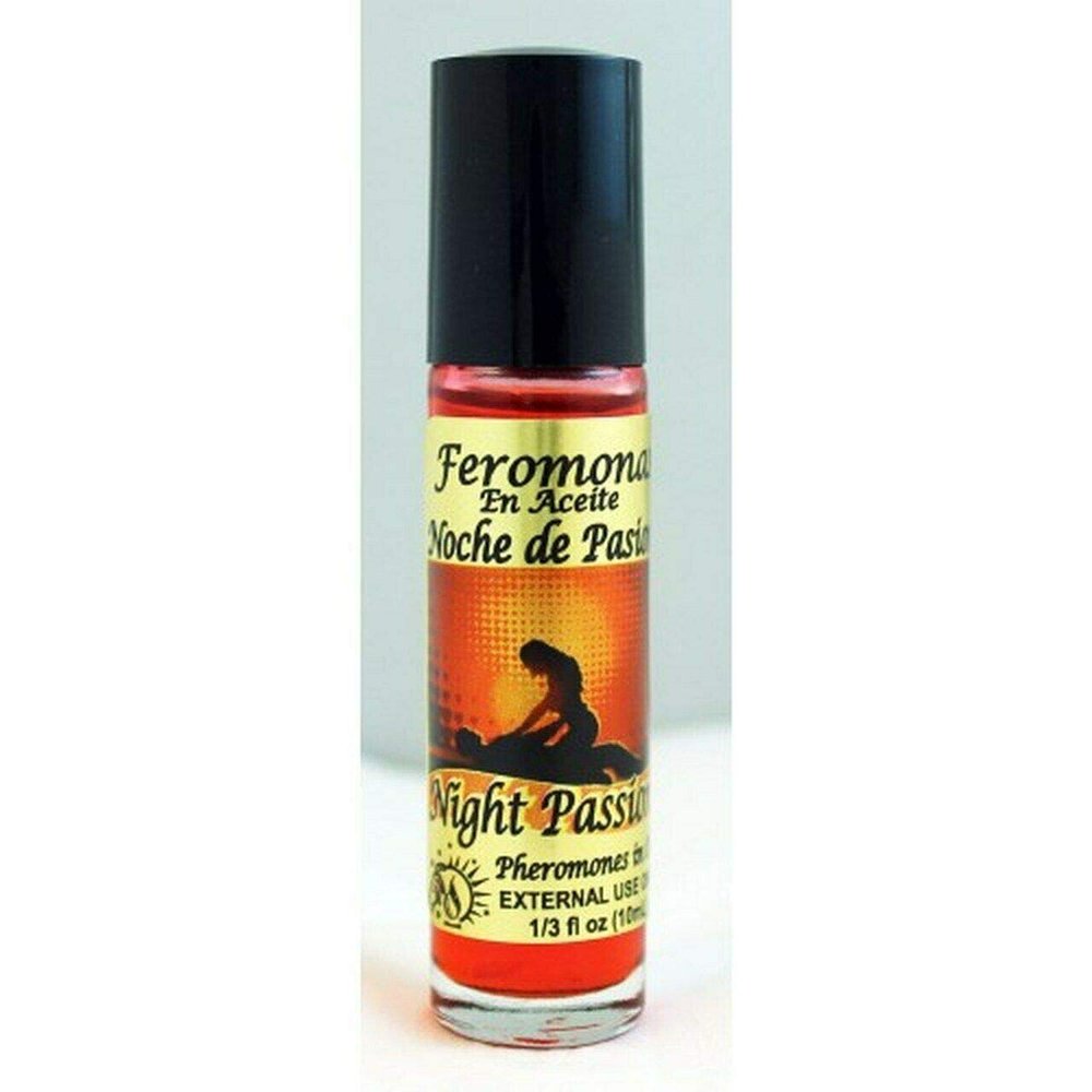 12 PIECES BRYBRADAN NIGHT PASSION/NOCHE DE PASION PHEROMONE OIL 1/3 OZ 10ML ROLL ON BOTTLE