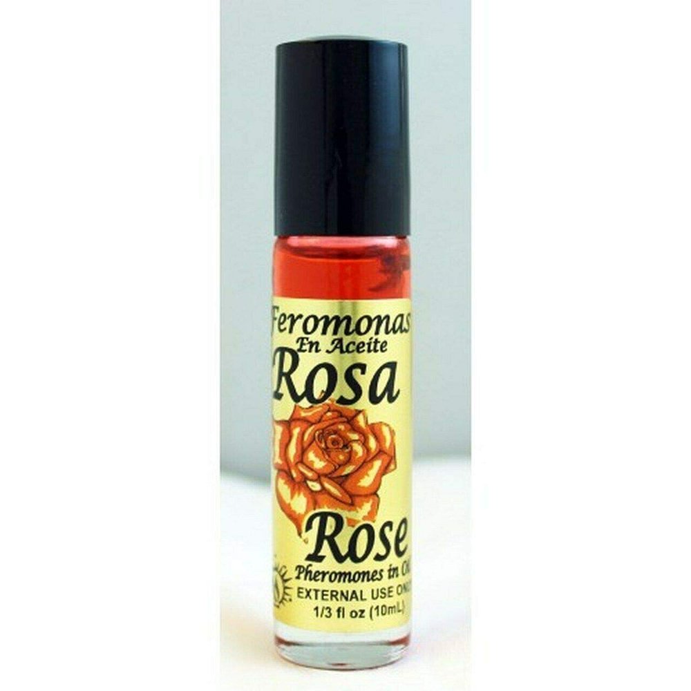12 PIECES BRYBRADAN ROSE/ROSAS PHEROMONE OIL 1/3 OZ 10ML ROLL ON BOTTLE
