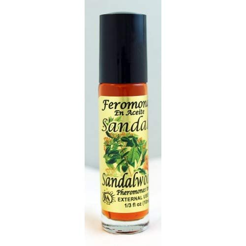 3 PIECES BRYBRADAN SANDALWOOD/SANDALO PHEROMONE OIL 1/3 OZ 10ML ROLL ON BOTTLE