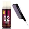 Salerm Cosmetics 02 Curl Foam, Medium Hold Hair Mousse, Kera-3 System (w/Sleek Comb) Curling Whip Volume Volumizing (6.8 oz / 200 ml) view 1