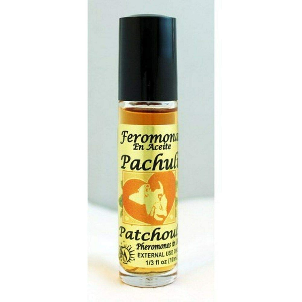 6 PIECES BRYBRADAN PATCHOULI/PATCHULI PHEROMONE OIL 1/3 OZ 10ML ROLL ON BOTTLE