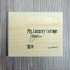 Flush 4" x 6" Mini Wood Funny Bathroom Block Sign view 3