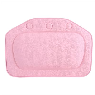 Bathtub Pillow with 3 Non-Slip Suction Cups, Soft Foam Padded Spa Bath Pillow Tub Headrest Neck Shoulder Back Support Cushion for Bathroom Tub Home Spa ()