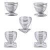 Magik 5 Pack Beauty Makeup Sponge Blender Holder Drying Rack Egg Powder Puff Display (5 Pack, 2 Square+2 Round+1 Triangle, Silver) view 1