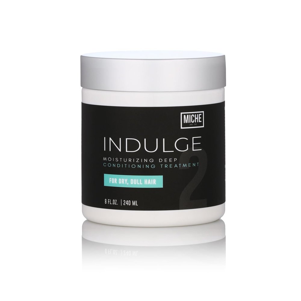 Miche Indulge Hair Conditioner 8oz Deep Conditioner for Curly Hair Treatment for Dry, kinky and curly Damaged & Color Treated Hair Repair, Nourish & Hydrate with Hair Mask 8oz