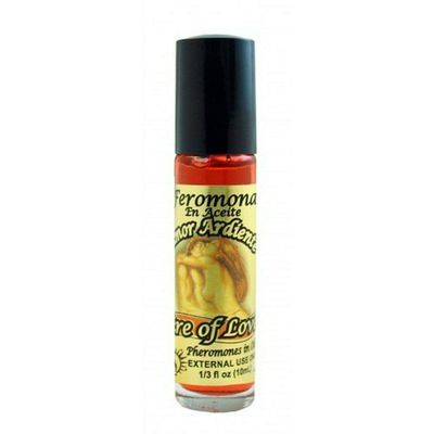 12 PIECES BRYBRADAN FIRE OF LOVE/AMOR ARDIENTE PHEROMONE OIL/ROLL-ON BOTTLE 1/3 OZ 10ML
