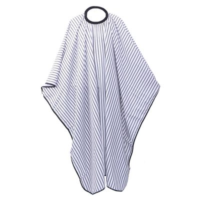 Beaupretty Vintage Stripe Barber Cape - Classic Haircut Apron for Hair Stylists, 63x56 Inches, Ideal for Daily Use, Unisex