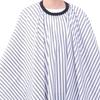 Beaupretty Vintage Stripe Barber Cape - Classic Haircut Apron for Hair Stylists, 63x56 Inches, Ideal for Daily Use, Unisex view 2