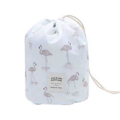Women Lazy Drawstring Cosmetic Bag Fashion Travel Makeup Bag Organizer Make Up Case Storage Pouch Toiletry Beauty Kit (C)