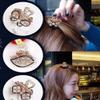 6PCS Small Rhinestone Jaw Hair Clips Women Crystal Hair Claw Clip Hair Clamp Barrettes view 3