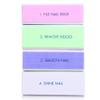 Beaupretty 6Pcs Nail Buffer 4 Way Colorful Nail Art Shiner Polisher Buffing Sanding Files Block For Women view 3