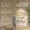 Bare Botanics Lavender Tea Tree Body Scrub 24oz | Made in Madison, WI | All Natural Sea Salt Exfoliator w/ Skin Loving Moisturizers | Vegan & Cruelty Free | Gift Ready Packaging w/ a Cute Wooden Spoon view 2