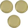 Stephanie Imports Set of 3 Double Sided Magnifying Compact Mirrors with Brushed Metal Finish (Gold, Round) view 2