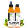 Awesome Human Hair Wig Care Set, Premium Shampoo & Leave in Conditioner, Detangles, Promotes Body & Volume, Silkiness & Shine, Easy Combing, 7 fl oz view 1