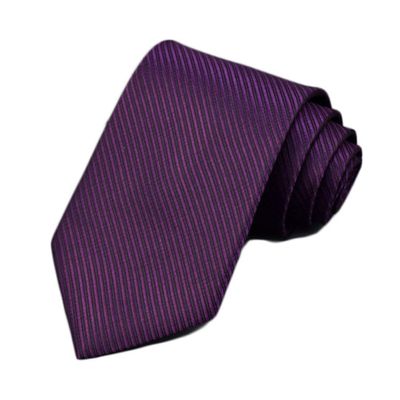 Andongnywell Mens Classic Business Tie Trendy Silk Tie Necktie Woven Neckties Solid Ties for Party (Deep Purple,One Size)