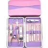 EXCEART Stainless Steel Nail Cliers Manicure Kit 12 in 1 Fingernail and Toenail Manicure Set Bulk view 2