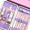EXCEART Stainless Steel Nail Cliers Manicure Kit 12 in 1 Fingernail and Toenail Manicure Set Bulk view 4