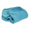 BambooMN Women's Super Soft Aloe Infused Fuzzy Nylon Spa Socks - Size 4-8 - Solid Blue - 3 Pairs view 3