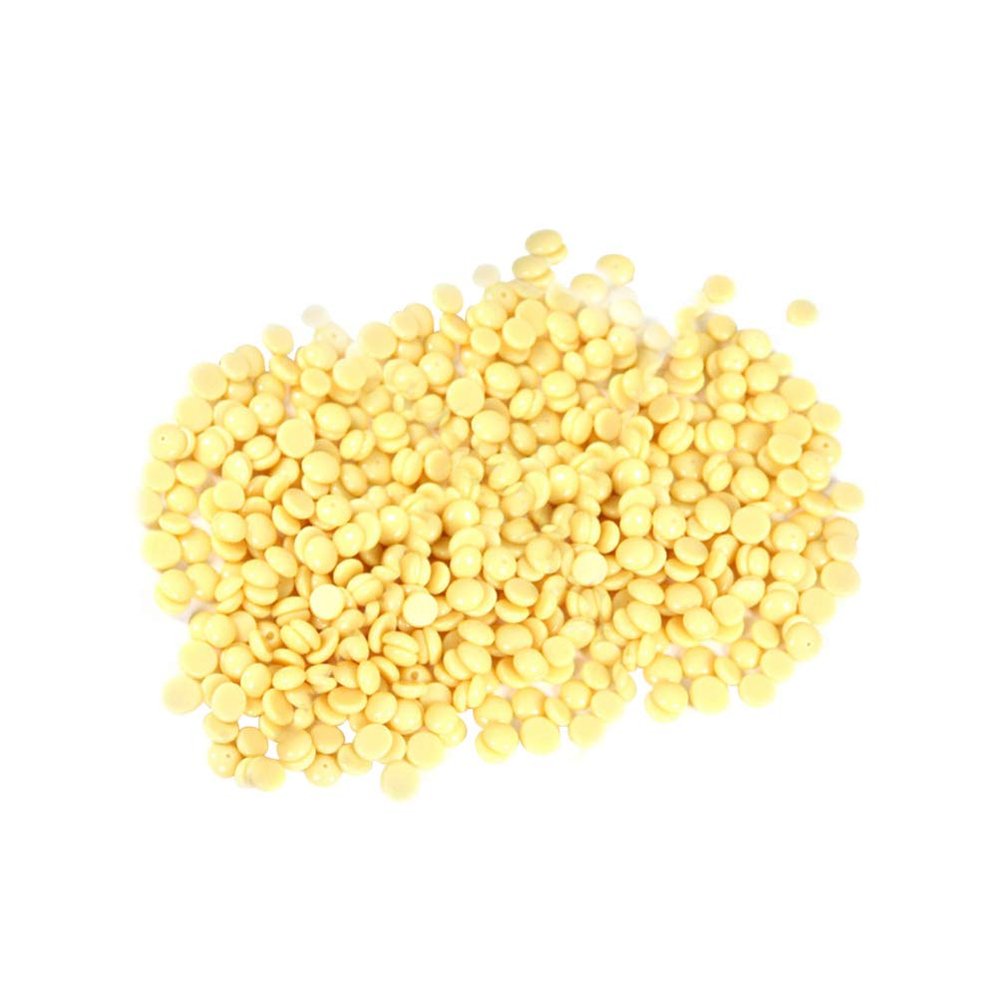 EXCEART 300g Painless Depilatory Beads Light Yellow Hard Wax Beans for All Skin Types Easy Use No Strips Required Safe Material for Gentle Hair Removal