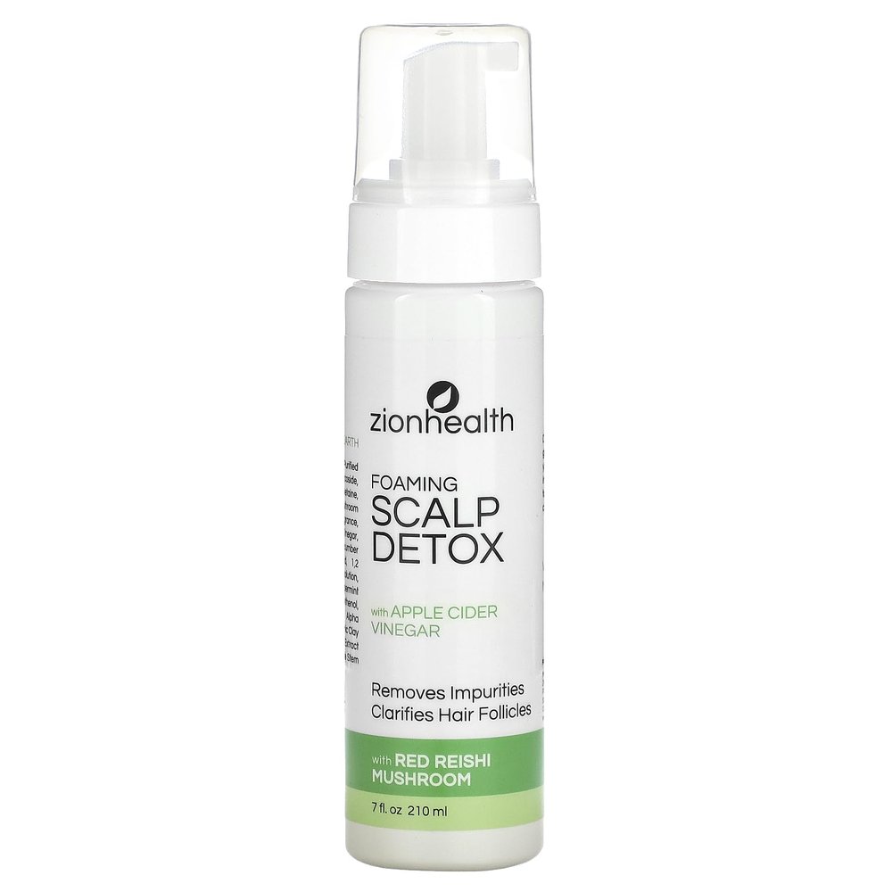 Adama Minerals Foaming Scalp Detox - Apple Cider Vinegar Zion Health 7 fl oz Liquid
