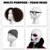 12" 3 Pcs Foam Wig Head - Tall Female Foam Mannequin Wig Stand and Holder for Style, Model And Display Hair, Hats and Hairpieces, Mask - for Home, Salon and Travel view 3