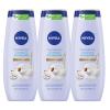 NIVEA Pampering Coconut and Almond Milk Body Wash with Nourishing Serum, Moisturizing Body Wash for Women, Enriched with Provitamin B5 and Vitamin E, 20 Fl Oz Bottle, Pack of 3 view 1