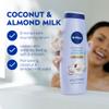 NIVEA Pampering Coconut and Almond Milk Body Wash with Nourishing Serum, Moisturizing Body Wash for Women, Enriched with Provitamin B5 and Vitamin E, 20 Fl Oz Bottle, Pack of 3 view 3