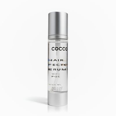 Cocco Hair Perfecting Serum with PQC, Anti-Frizz & Anti-Humidity Shine Serum, Heat Protectant for Smooth Hair, UV Protection, 3.4 fl oz (100 ml)